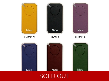 NICE INTI1 Gate Remote Control Transmitter Key Fob